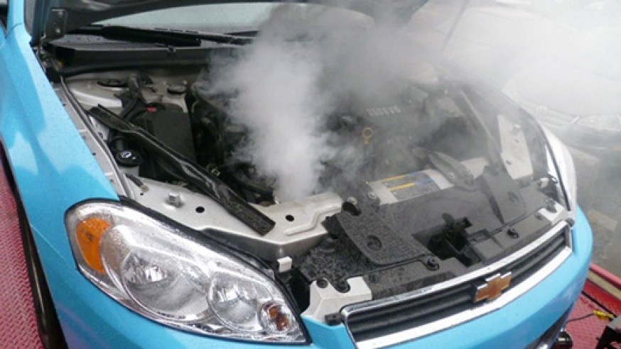 What is damaged in an engine when it overheats?