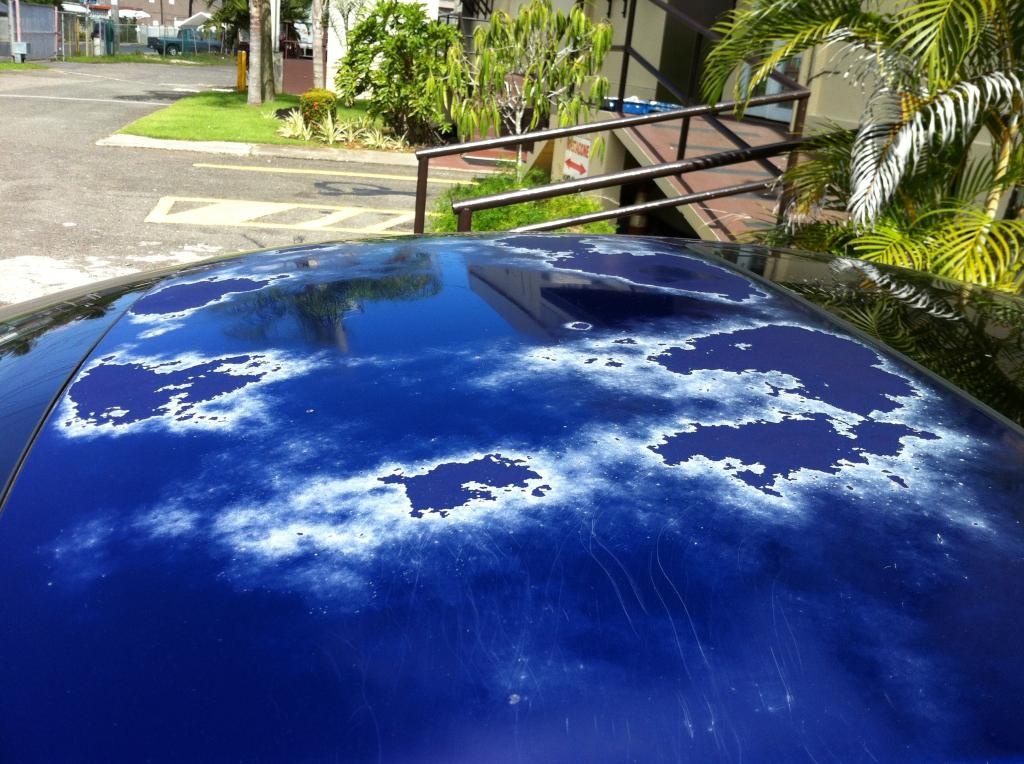 What to do when the car paint degrades