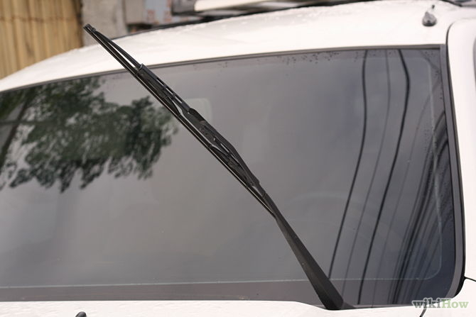 Wiper blade changing instructions