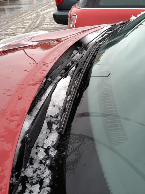 Dealing with the frozen windshield washer fluids