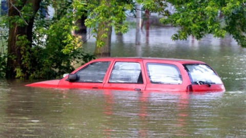 What should I do if I drive into sudden extreme conditions?